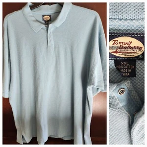 Tommy Bahama Shirt Mens 2XL XXL Polo Baby Blue  Cotton Blend Short Sleeve Golf - Picture 1 of 5