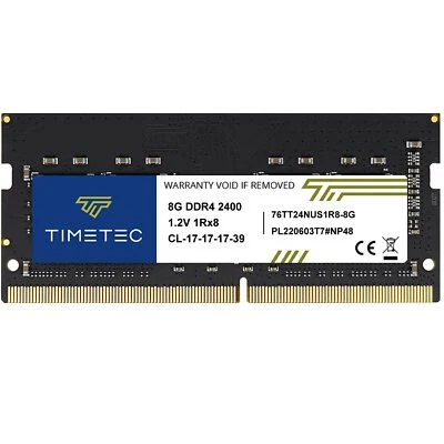 8 GB DDR4 2400 MHz DDR4-2400 PC4-19200 PC4-2400T sin ECC sin búfer 1,2 V CL17 1... Foto 1 de 4