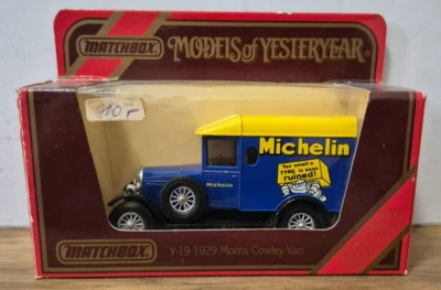 Y 19 1929 Morris Cowley Van Michelin Models of Yesteryear Matchbox in J Box - Bild 1 von 2