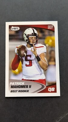 2017 Sage Hit #5 Patrick Mahomes Rookie Kansas City Chiefs - Image 1 of 4