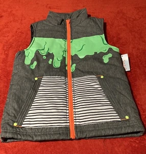 Cat and Jack boys vest size S (6/7) gray and multicolor - Picture 1 of 9