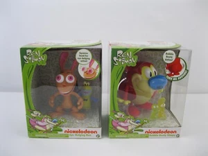 Set action figure Ren Stimpy Bobble Booty Stimpy Eye Bulging 2017 Nickelodeon - Foto 1 di 16