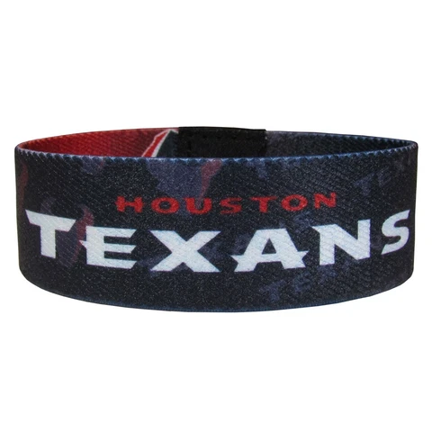 HOUSTON TEXANS STRETCH WRIST BRACELET  NFL Licensed Product  New In Package Cover