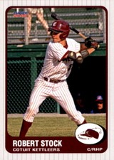 2008 Cotuit Kettleers Choice 22 Robert Stock Westlake Village California CA Card