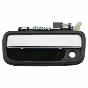 Front Door Handle Black & Chrome Driver Side For 2001 Toyota Tacoma Hilux H11 CT - Foto 1 di 6