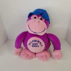 Commonwealth Vintage Millanimals Baby Miron Purple Gorilla Plush Stuffed Animal - Picture 1 of 11