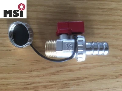 KFE Hahn 1/2 " Kugelhahn Entleerungshahn Kessel Hahn für Heizung  Dichtung   - Bild 1 von 4