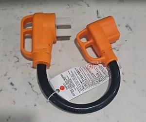 RV 50Amp Male To 30Amp Female Camper Power Cord Plug Adapter - Picture 1 of 5