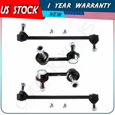 Ajuste para 2007-2018 Mitsubishi Outlander 4 peças barra estabilizadora traseira dianteira extremidade link - Imagem 1 de 4