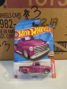 Hot Wheels LA Troca Magenta #116 116/250 2021 HW Hot Trucks 9/10 - Picture 1 of 5