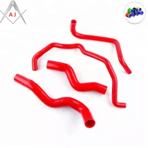 Red For 00-06 Nissan Sentra SPEC-V SER SE-R Silicone Radiator Coolant Hoses Kit - Picture 1 of 7
