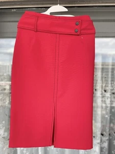 Zara Basic Damen Gr. L (eher M) gerader Bleistiftrock / Reißverschlussschlitz hinten - Bild 1 von 8