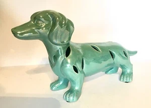 Ceramic Dachshund Aeromatic Air Freshener, Blue/Green - 12" x 6" - Picture 1 of 5
