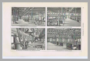 1907: Halle a. S. / Schlacht- und Viehhof: Beschreibung mit Abbildungen. - Bild 1 von 3