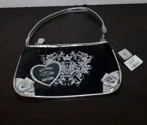 Philadelphia Eagles Forever Fans Pro•FAN•ity Black Velvet Diamond Purse New Tags - Picture 1 of 8