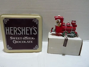 VTG HERSHEYS WOOD TRAIN ENGINE WITH HERSHEYS TIN - Picture 1 of 7