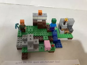 lego minecraft 21123 the iron golem complete pieces with instruction manual - Picture 1 of 7