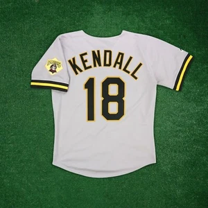 Jason Kendall 1996 Pittsburgh Pirates Men's Road Cooperstown Jersey w/ Patch - Picture 1 of 7