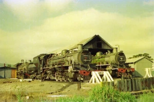 Negativo Portland Railway locomotora de vapor antigua en el extranjero I-T5-41 - Imagen 1 de 1