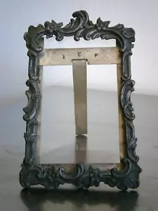 Small Silver Metal Photo Frame St Rocaille Louis XV View 9x6 Antique - Picture 1 of 9
