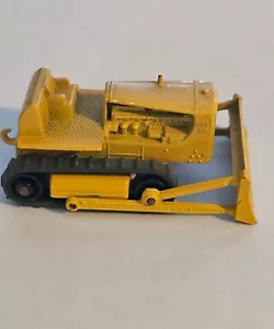 Matchbox Lesney 18c Caterpillar Bulldozer Black Rollers 1961 - Picture 1 of 4