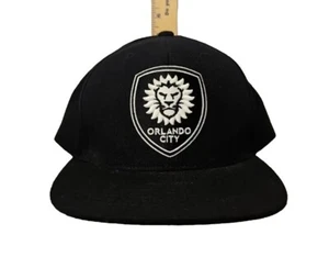 Mitchell & Ness Orlando City Sc Black & White Snapback Hat/Cap Headwear MLS - Picture 1 of 11