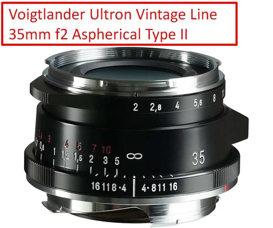 Voigtländer Ultron Vintage Line 35mm f/2.0 VM Aspherical Lens