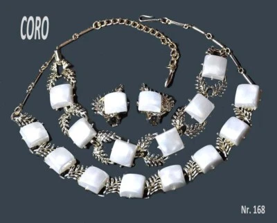 Coro parure anni 50-60, collier, bracciale, orecchini - Immagine 1 di 2