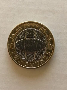 Rugby World Cup 1999 £2 Two Pound Coin Circulated - Picture 1 of 1