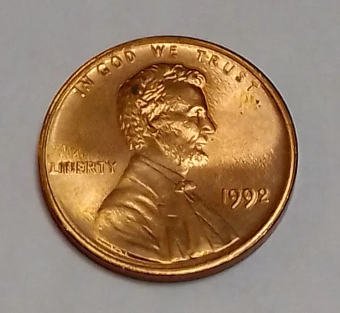 1992-p Lincoln Penny Doubling Cover