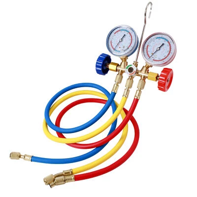 Kit colector manómetro aire acondicionado climatización herramientas servicio de carga Foto 1 de 4