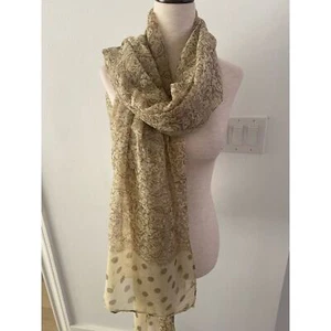 Brown paisley scarf  - Picture 1 of 3