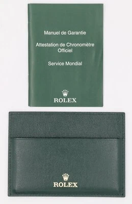 ROLEX CARDHOLDER GUARANTEE BOOKLET LIBRO BOOK  MANUAL GUIDE NOS 2008 4119209.34 - Immagine 1 di 4
