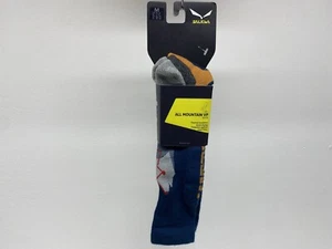 Salewa All Mountain VP Socken blau/orange Socke Wandern Outdoor Medium (UK: 5-6,5) - Bild 1 von 4