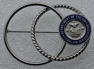 Department Of The Air Force Chaplain Service Pin - Picture 1 of 2