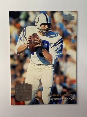 Johnny Unitas Baltimore Colts 1997 Upper Deck Legends #183 HOF Louisville 7O - Image 1 of 2