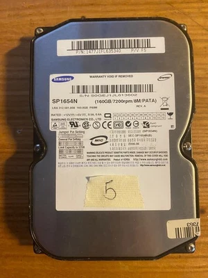 DISCO IDE/PATA 3,5" SAMSUNG SP1654N - 160GB - Immagine 1 di 4