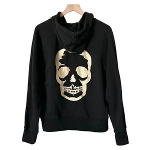Zadig & Voltaire Clipper Skull Foil Hoodie in Schwarz Größe M - Bild 1 von 6
