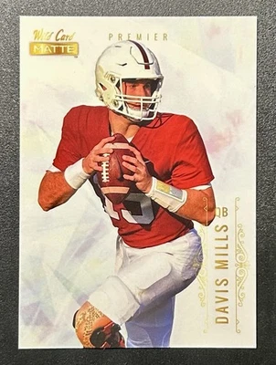 2021 Wild Card MATTE - Davis Mills #MBC-25 Retail White (RC) - Image 1 of 2