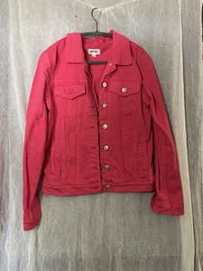 Just USA Jeansjacke Damen L Rosa Pink - Bild 1 von 5