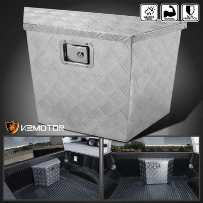 28" Heavy Duty Aluminum Storage Tool Box w/ Lock+Key For Pickup Truck RV Trailer - Image 1 of 4