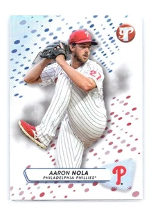 2023 Topps Pristine #65 Aaron Nola Refractor Phillies - Picture 1 of 2