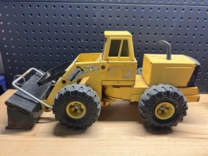 Vintage Tonka Turbo-Diesel Metal Pressed Steel Front End Loader Yellow XMB-975 - Picture 1 of 9