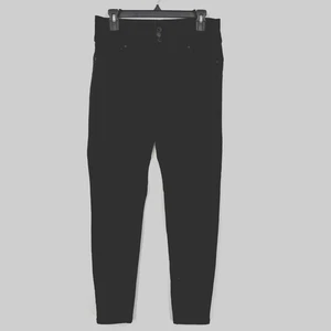 Wax Jean Juniors Size 11 30 Jeans Dark Black Skinny Butt I Love You Five Pocket - Picture 1 of 10
