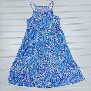 Lilly Pulitzer Mädchen Maxikleid Harleigh We Mermaid It - Bild 1 von 6