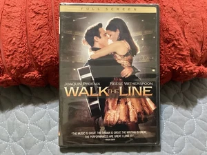 WALK THE LINE- FULL SCREEN SEALED DVD,WITHERSPOON, PHOENIX/ FREE POSTAGE!!!! - Imagen 1 de 6