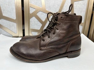 Винтажные женские мягкие коричневые кожаные сапоги на низком каблуке размер 9 M для верховой езды США - Изображение 1 из 4