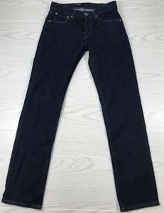 Selvedge Jeans Womens 25 Dark Blue 3X1 NYC Denim Button Fly Skinny Made In USA - Picture 1 of 15