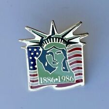 Statue Of Liberty New York Restoration Centennial Vintage1886 1986 Hat Lapel Pin