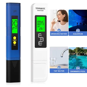 Wasserqualitätstest Meter TDS PH EC Digital Tester für Teich Aquarium Pool Labor - Bild 1 von 18